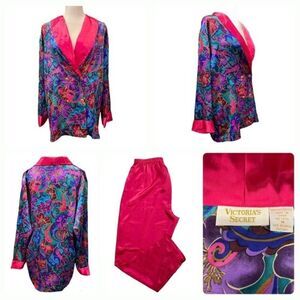 Gold‎ label Vintage Victoria’s Secret Silk Loungewear Set